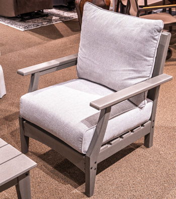 Cove Beach - Gray - Lounge Chair With Cushion (Set of 2) - Urban Living Furniture (Los Angeles, CA)