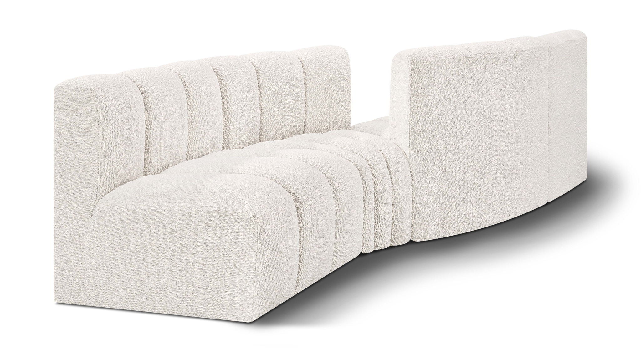 Arc - Boucle Fabric 4 Piece Sofa - Urban Living Furniture (Los Angeles, CA)