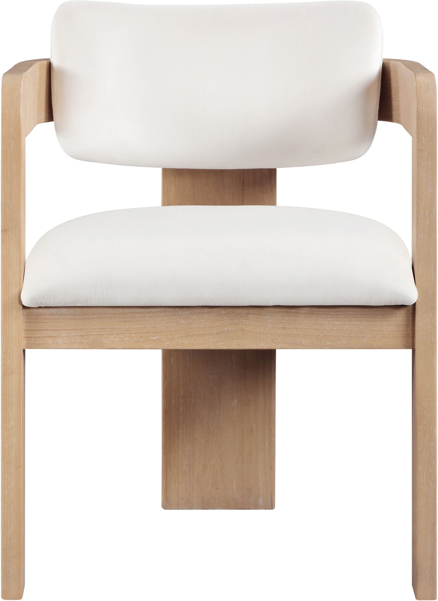 Sacha - Velvet Dining Chair With Natural Base (Set of 2) - Urban Living Furniture (Los Angeles, CA)