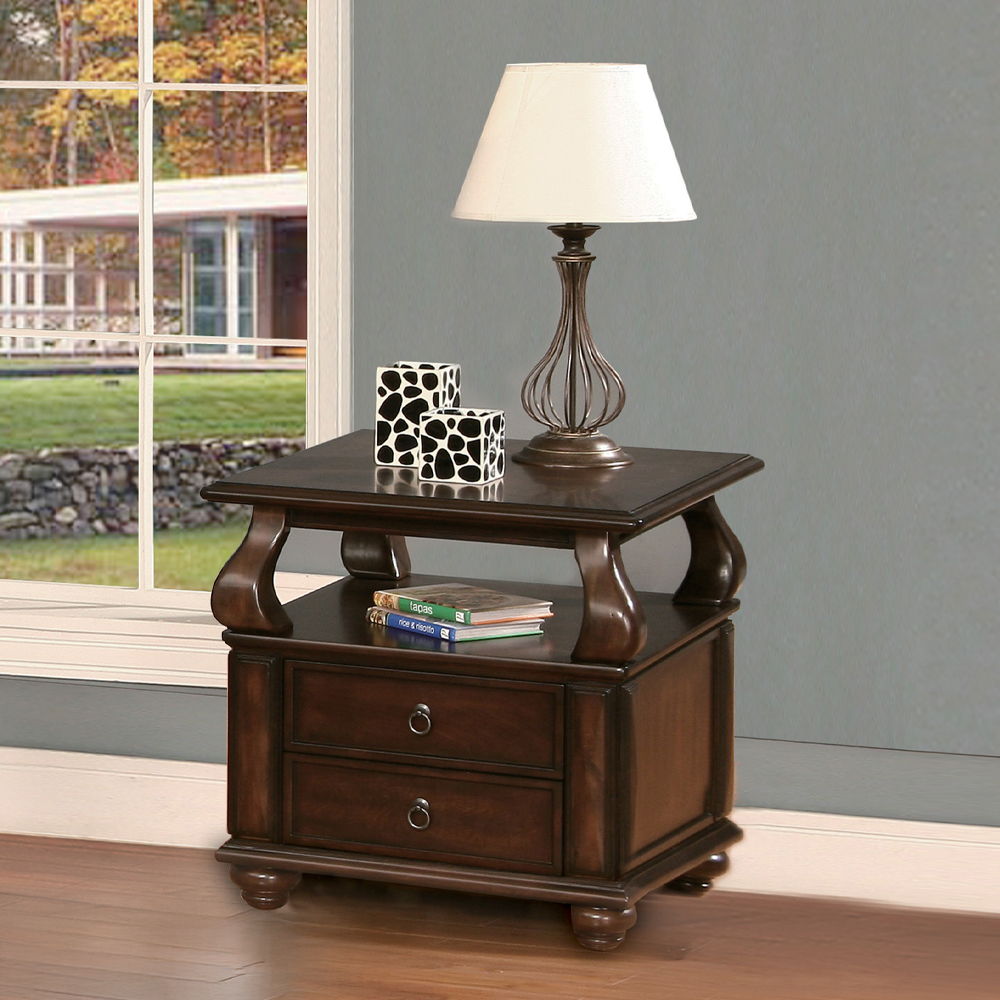 Amado - End Table - Walnut - Urban Living Furniture (Los Angeles, CA)