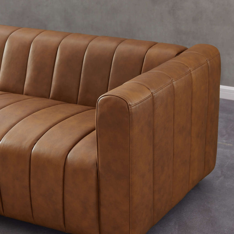 Elrosa - Upholstery Channel Tufted Sofa