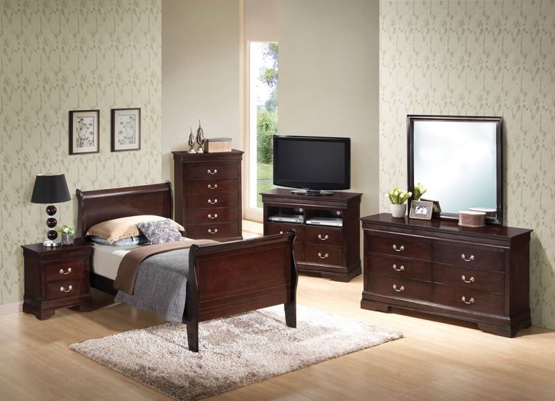 Panel Sleigh Bed - Urban Living Furniture (Los Angeles, CA)
