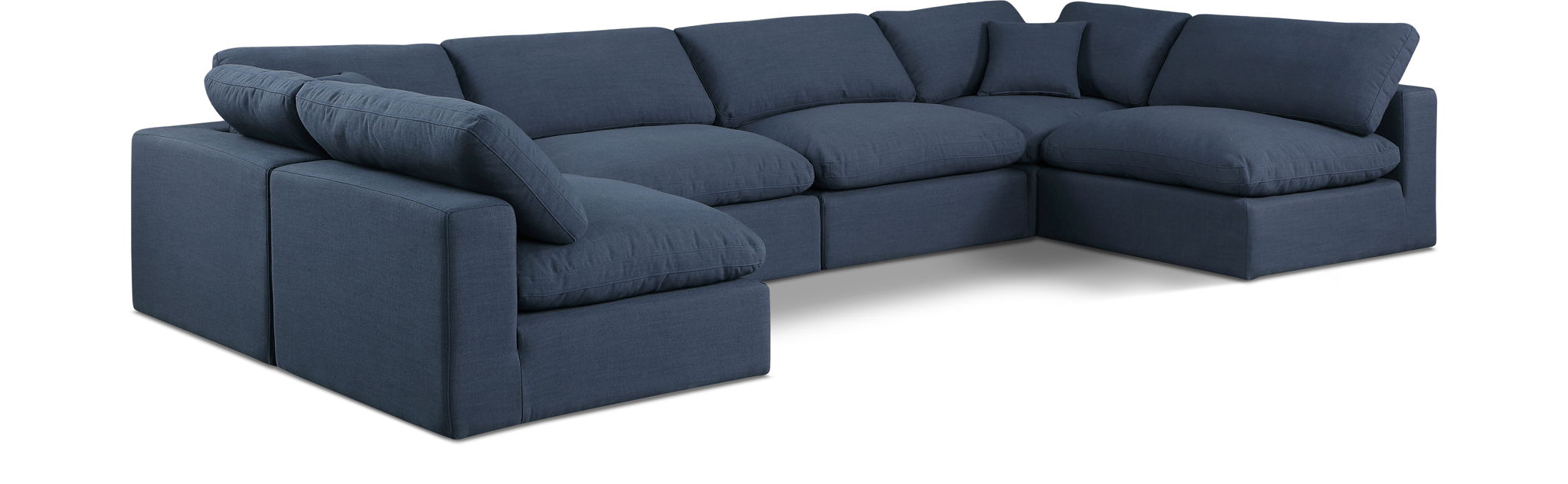 Comfy - 6 Piece Linen Modular Armless Sectional - Urban Living Furniture (Los Angeles, CA)
