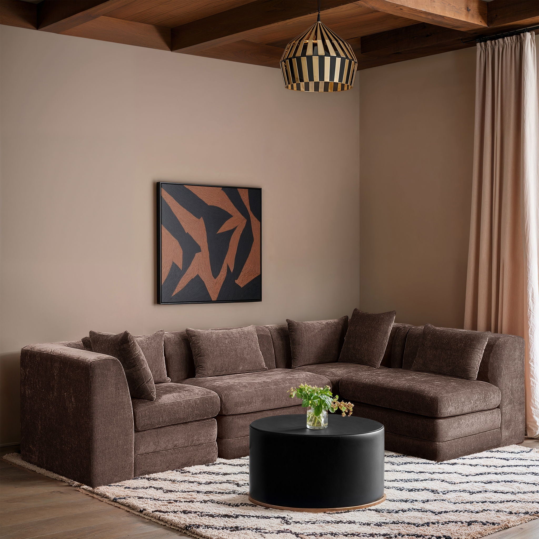 Stellar - 4 Piece Upholstered Modular Sectional - Urban Living Furniture (Los Angeles, CA)