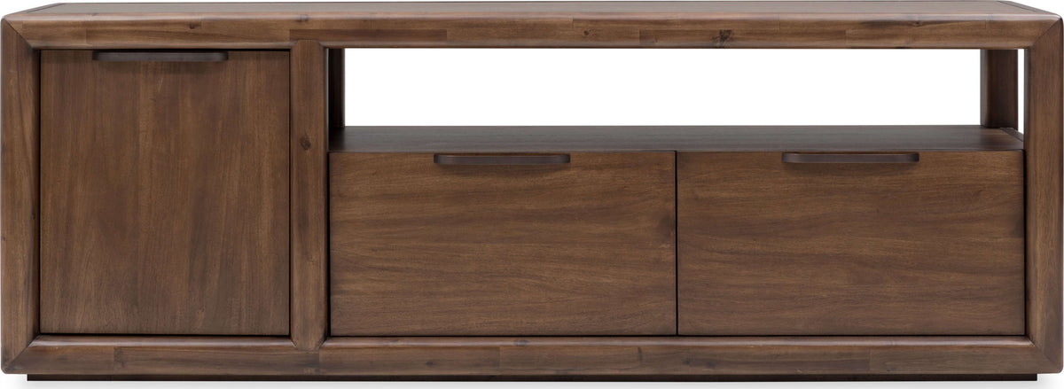 Sol - 74" Media Console - Brown Spice