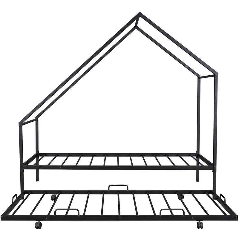 House Bed With Trundle