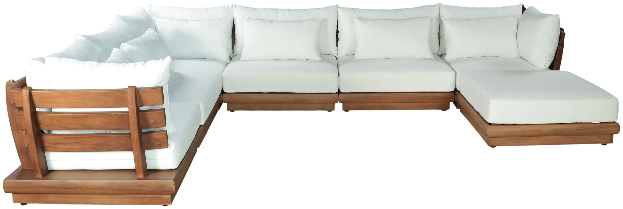 Mirella - 7 Piece Water Resistant Fabric Upholstered Outdoor Patio Modular Sectional - Urban Living Furniture (Los Angeles, CA)