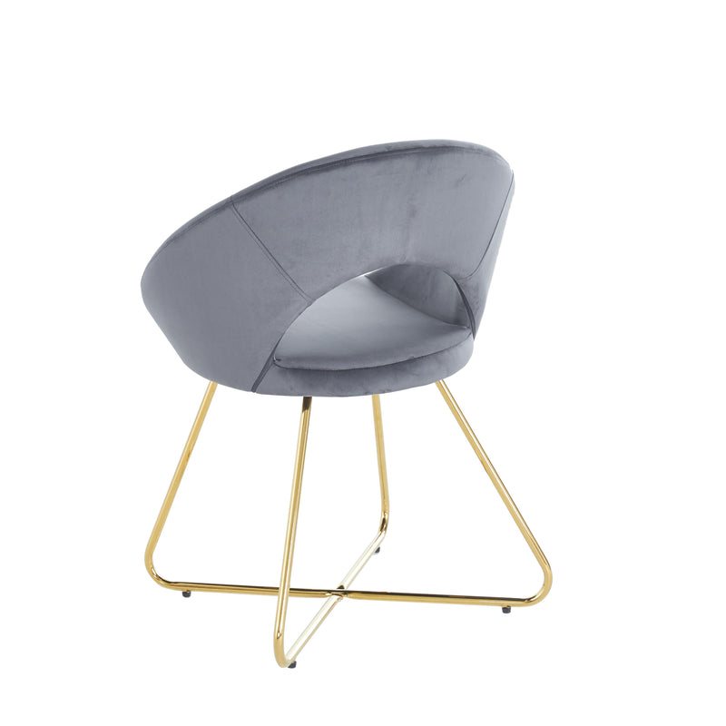 Modern Accent Velvet Lounge Chair