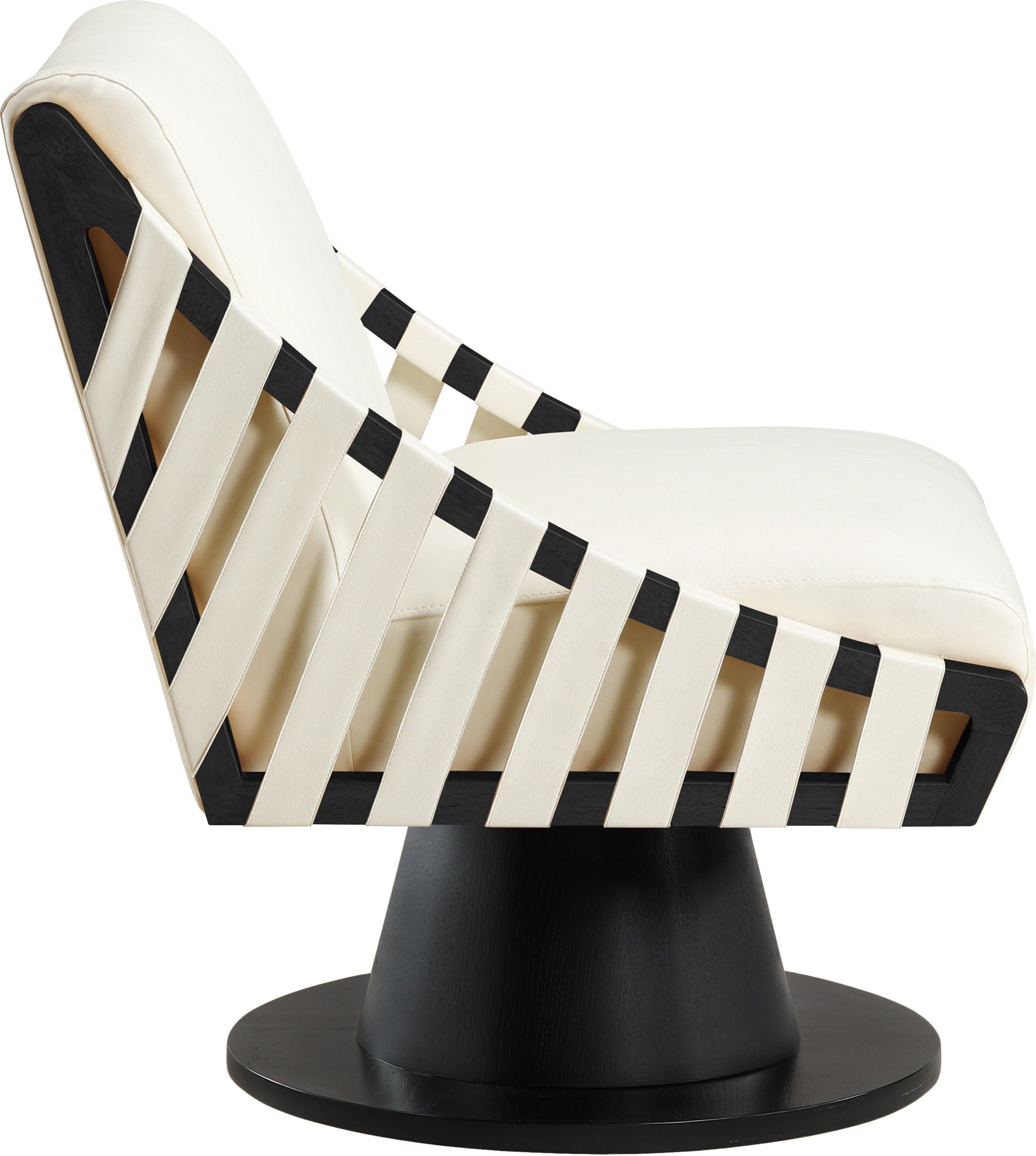 Millwin - Swivel Accent Chair With Black Base - Urban Living Furniture (Los Angeles, CA)