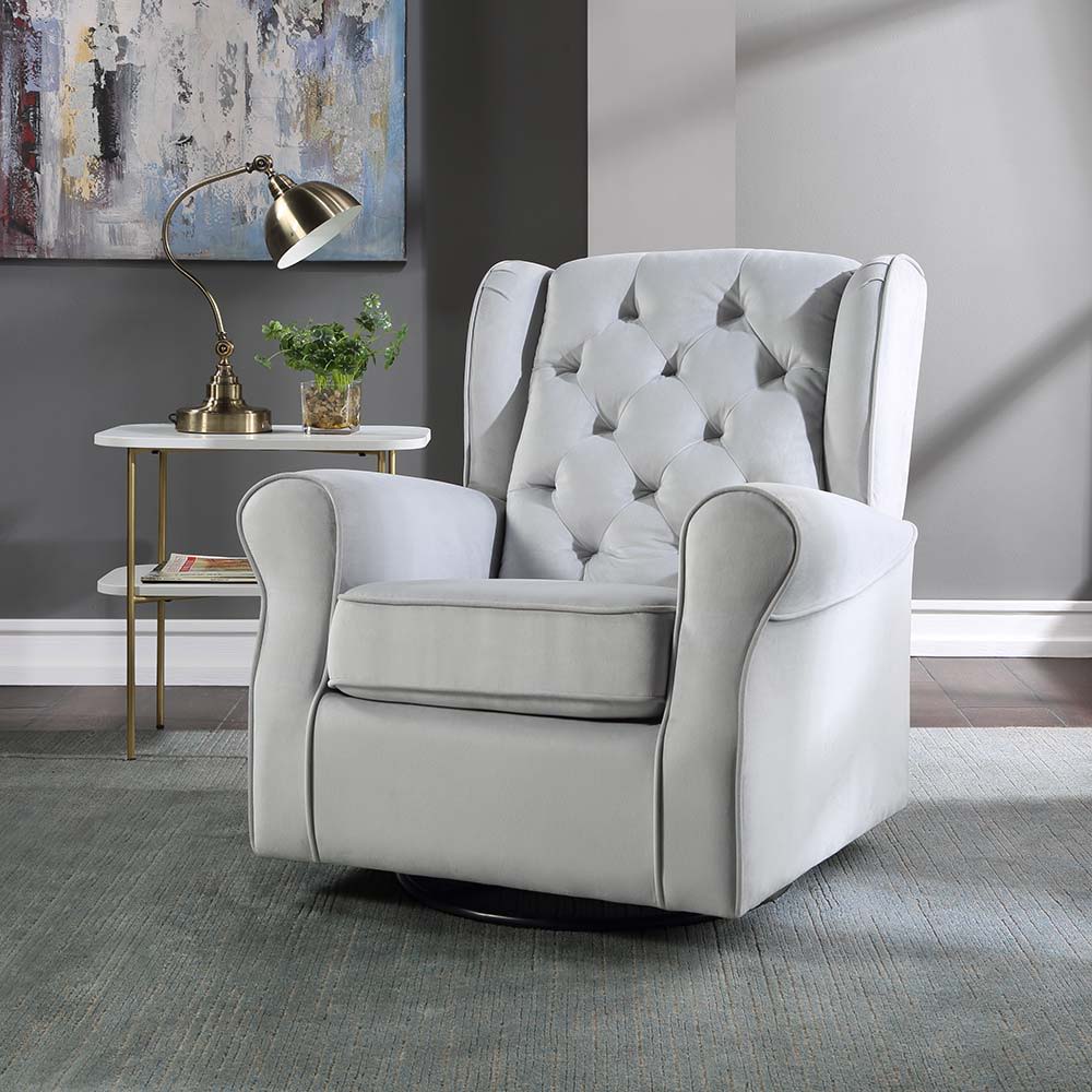 Zeger - Swivel Chair - Gray Fabric - Urban Living Furniture (Los Angeles, CA)