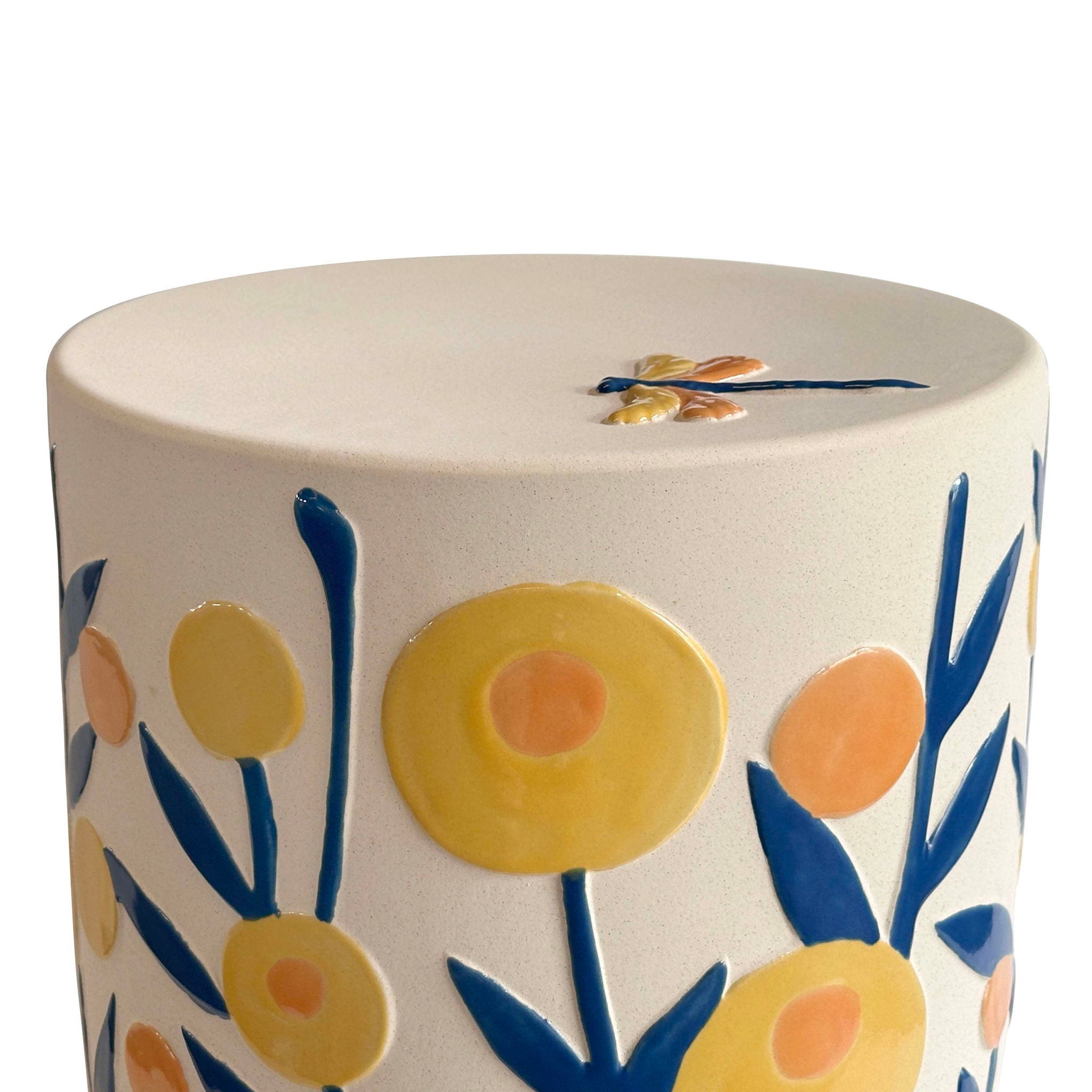 Ceramic Indoor / Outdoor Table - Summer Garden - Urban Living Furniture (Los Angeles, CA)
