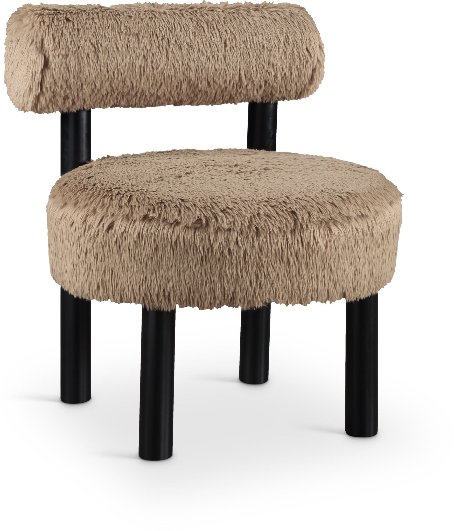 Ambre - Vegan Shearling Fabric Upholstered Accent Chair - Urban Living Furniture (Los Angeles, CA)