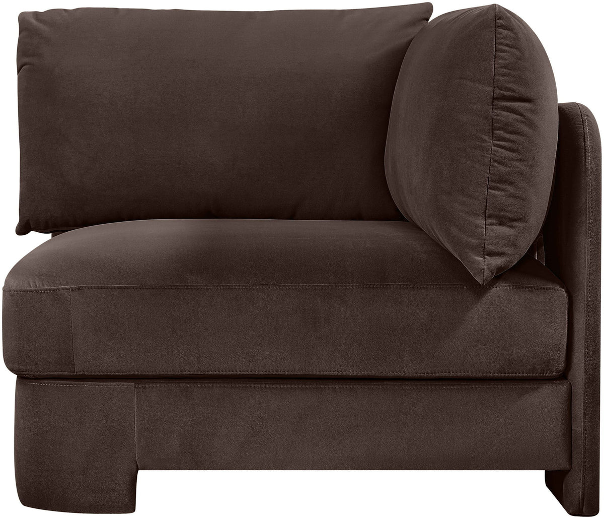 Hammond - Velvet Performance Fabric Upholstered Corner Chair