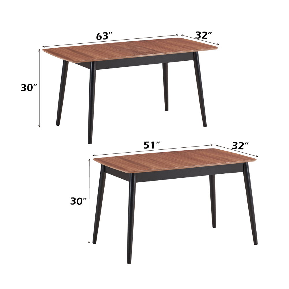Lanae - Dining Table - Natural & Black - Urban Living Furniture (Los Angeles, CA)