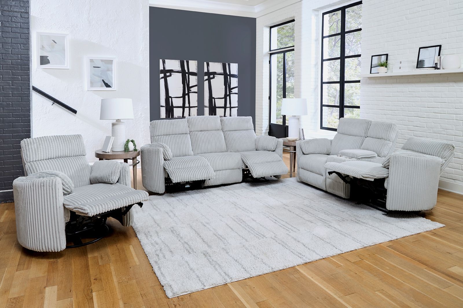 Radius - Power Swivel Glider Recliner - Urban Living Furniture (Los Angeles, CA)