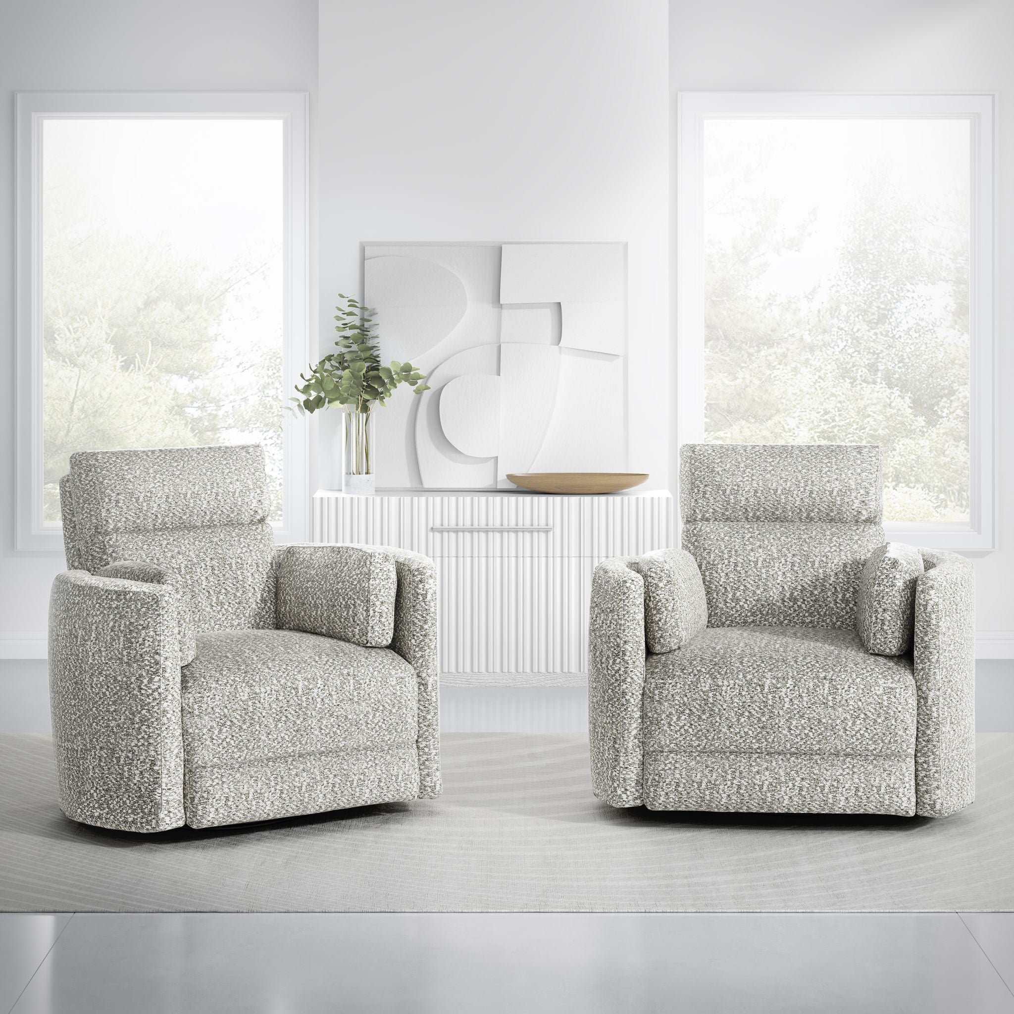 Radius - Power Swivel Glider Recliner (Set of 2) - Urban Living Furniture (Los Angeles, CA)