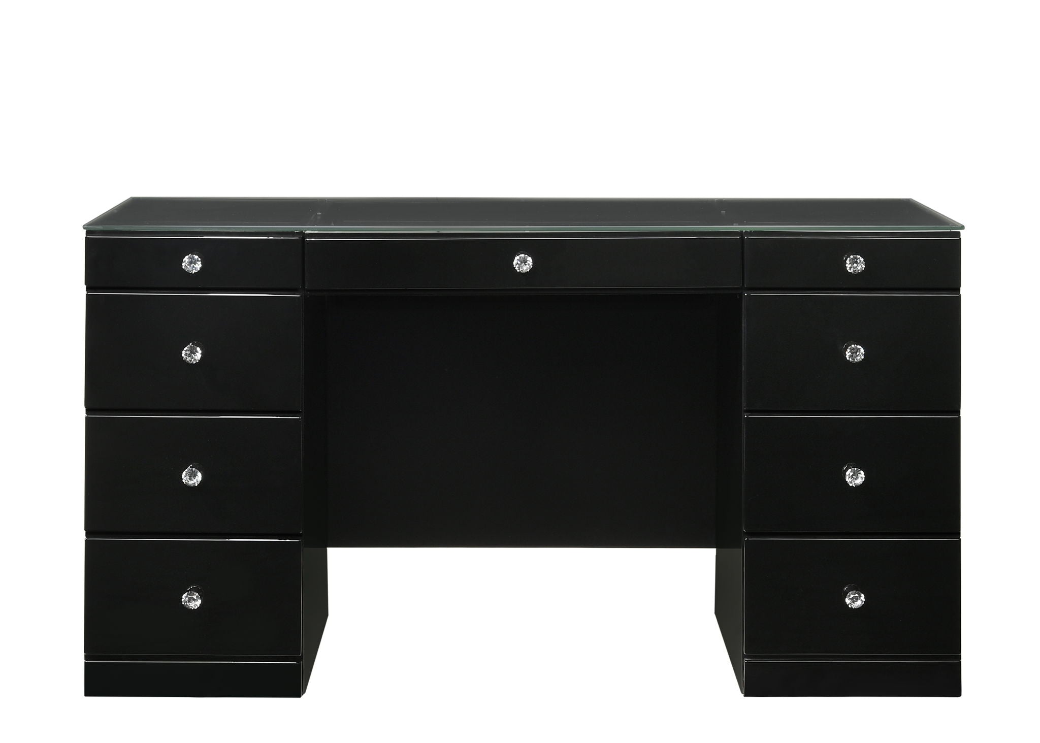 Avery - Vanity Desk With Glass Top - Urban Living Furniture (Los Angeles, CA)