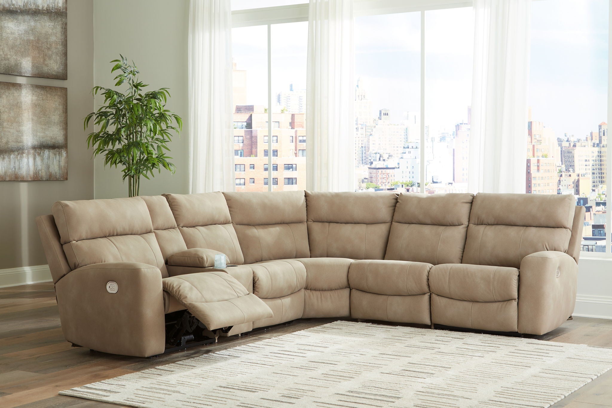 Next-gen Durapella - Power Reclinering Sectional Set - Urban Living Furniture (Los Angeles, CA)