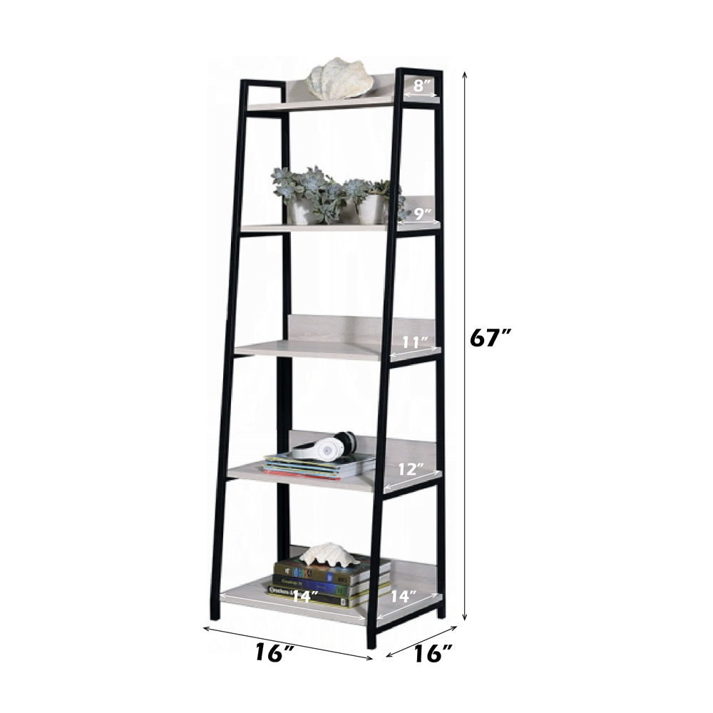 Wendral - 16"L Bookshelf - Natural & Black - Urban Living Furniture (Los Angeles, CA)