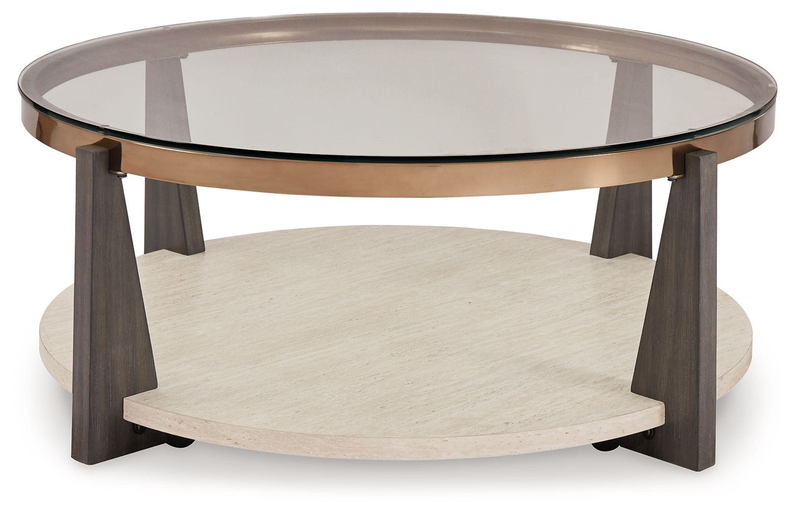 Frazwa - Multi - Round Cocktail Table - Urban Living Furniture (Los Angeles, CA)