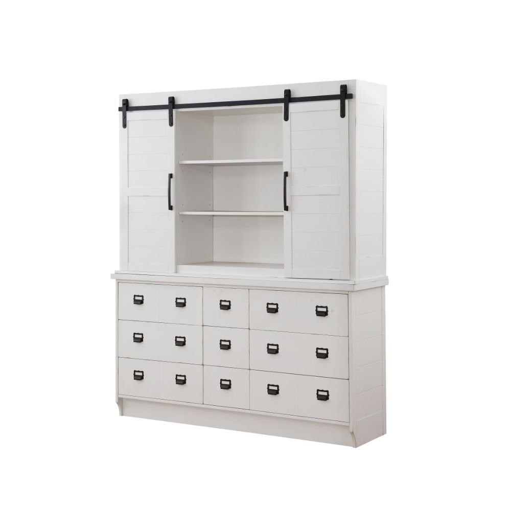 Renske - Buffet & Hutch - Antique White - Urban Living Furniture (Los Angeles, CA)