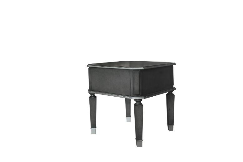 House Beatrice - End Table - Charcoal & Light Gray - Urban Living Furniture (Los Angeles, CA)