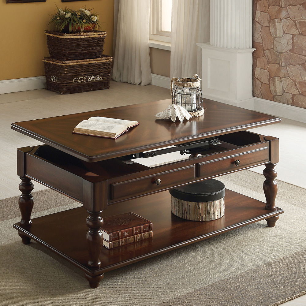 Farrel - Coffee Table With Lift Top - Walnut - Urban Living Furniture (Los Angeles, CA)