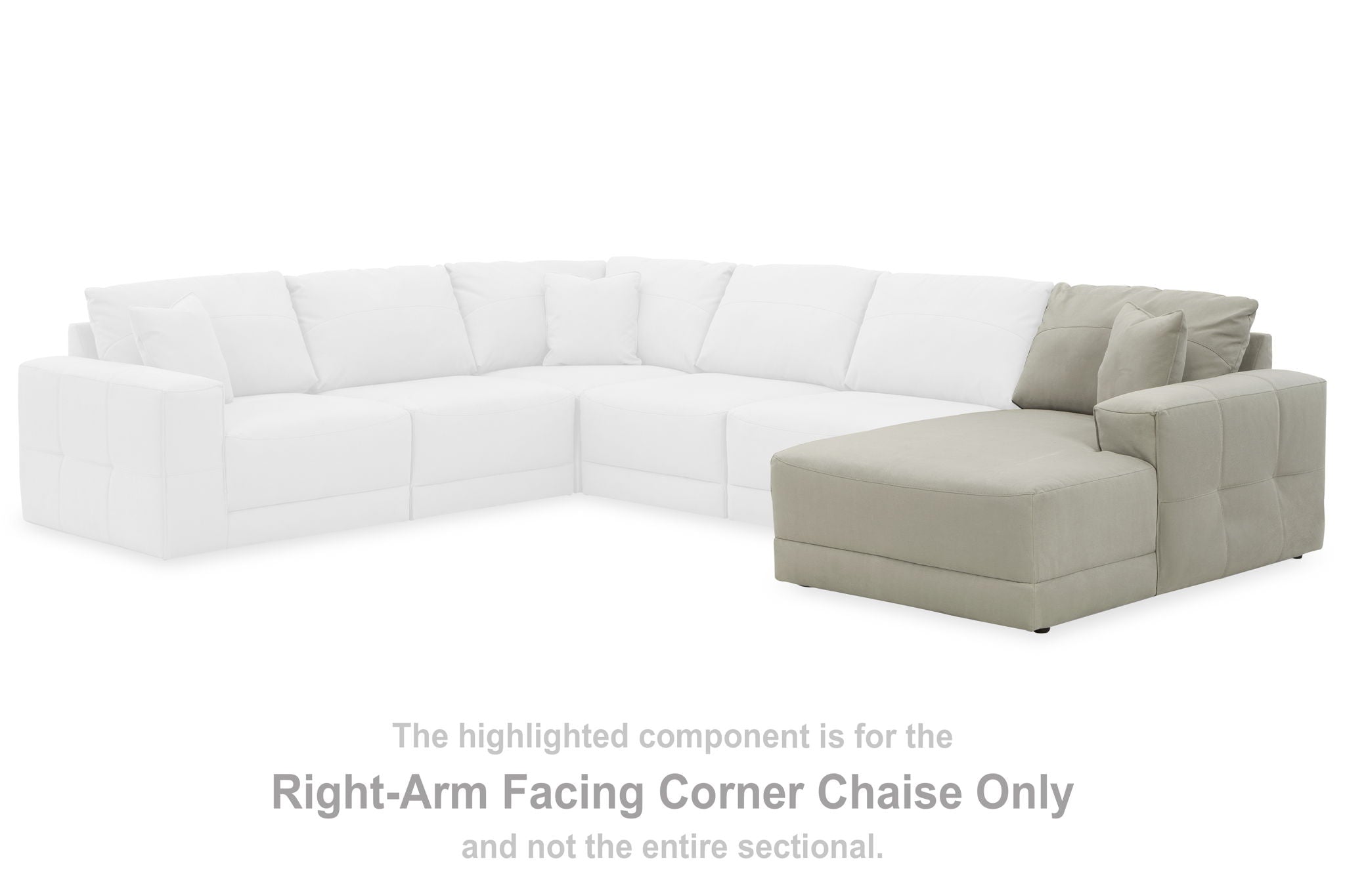 Next-Gen Gaucho - Gray - RAF Corner Chaise - Urban Living Furniture (Los Angeles, CA)