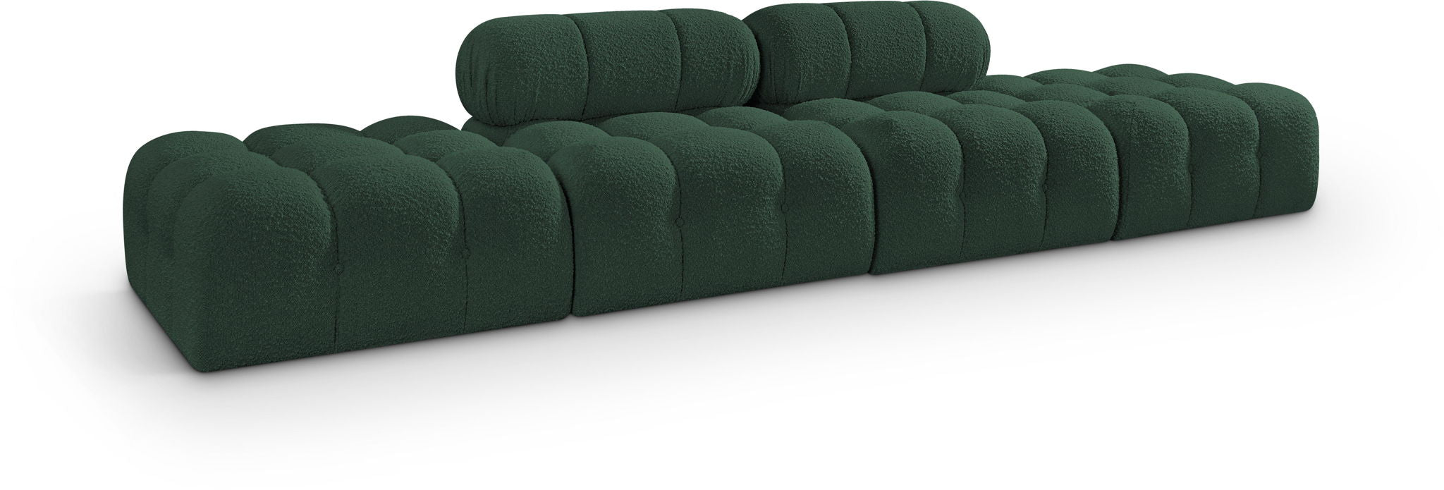 Ames - 4 Piece Boucle Upholstered Modular Sofa With 2 Backless Seats - Urban Living Furniture (Los Angeles, CA)