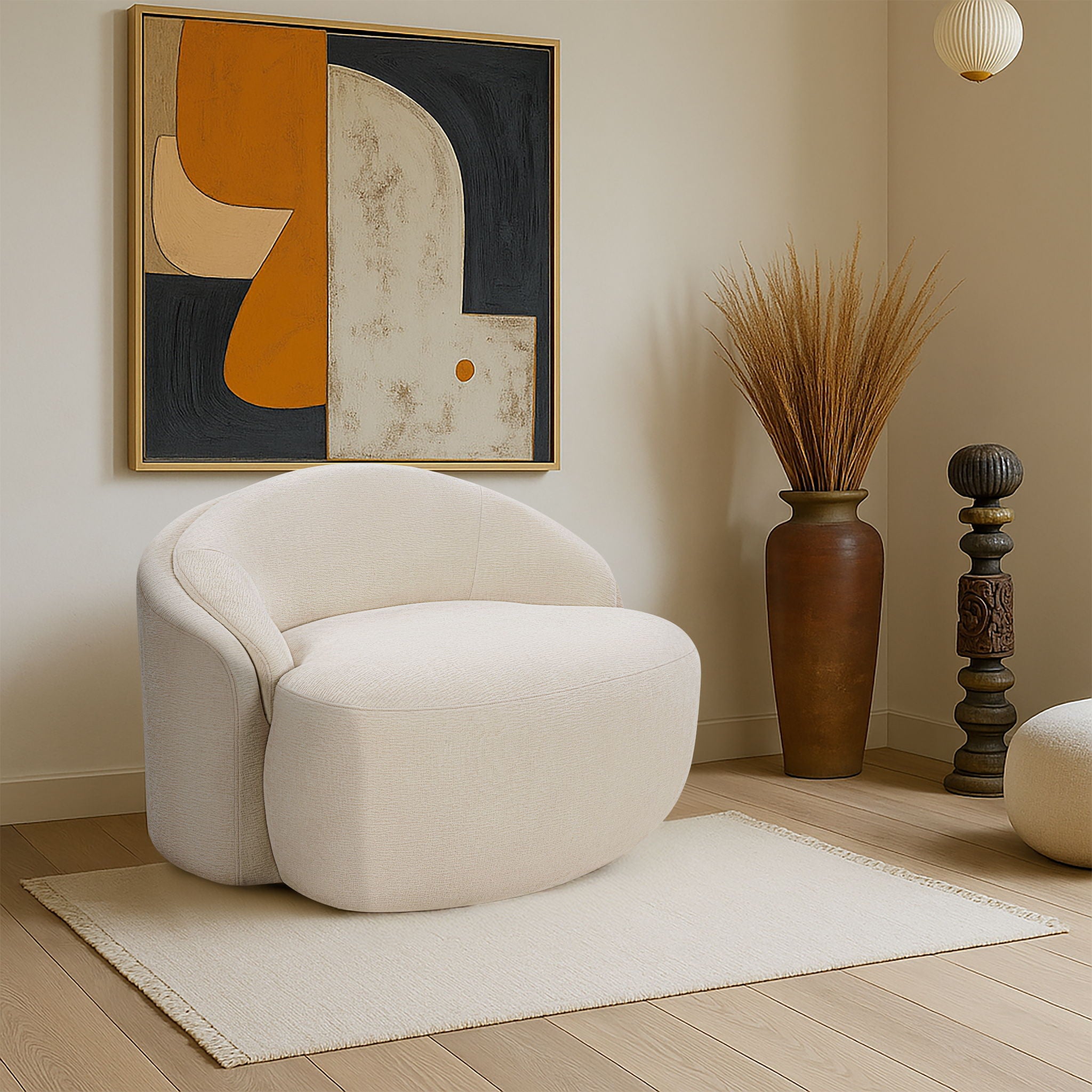 Caspian - Chenille Fabric Upholstered Chair - Urban Living Furniture (Los Angeles, CA)