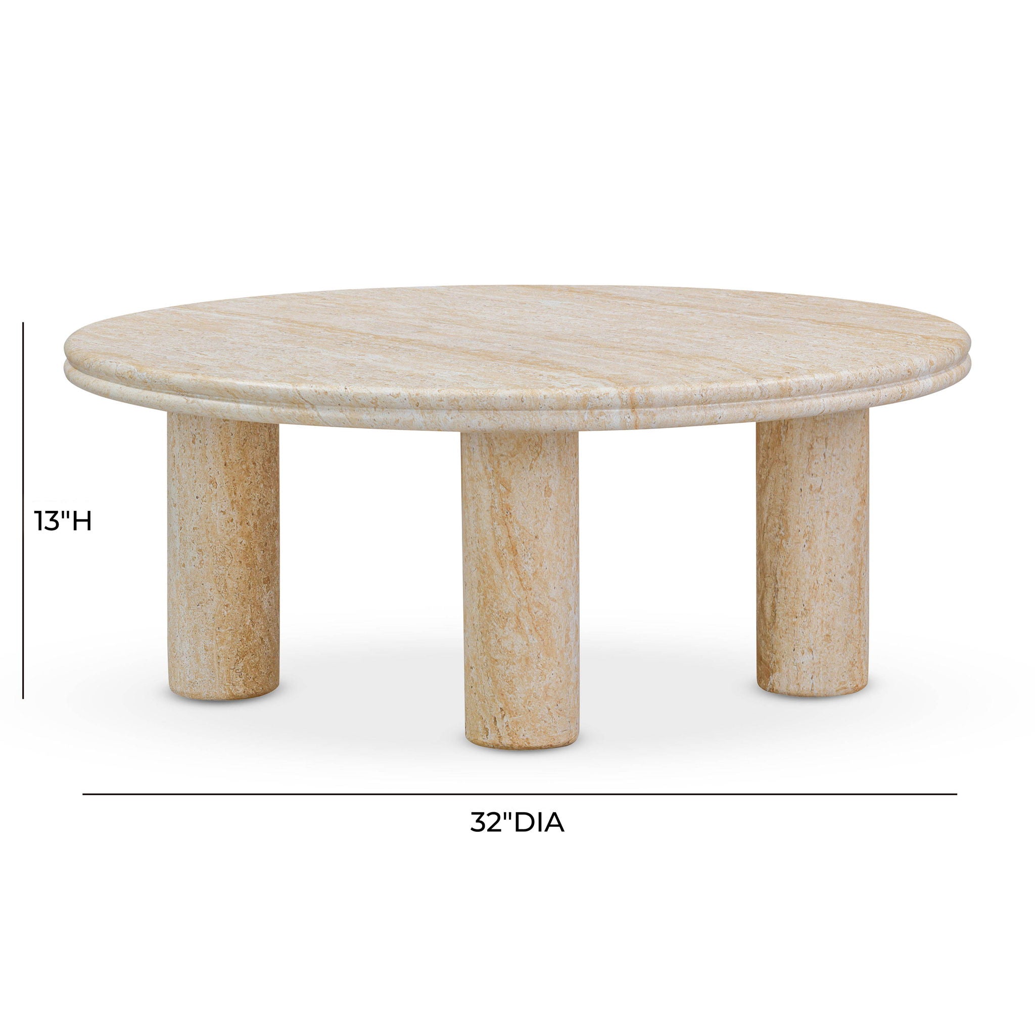 Amora - Indoor / Outdoor Nesting Accent Tables (Set of 2) - Travertine