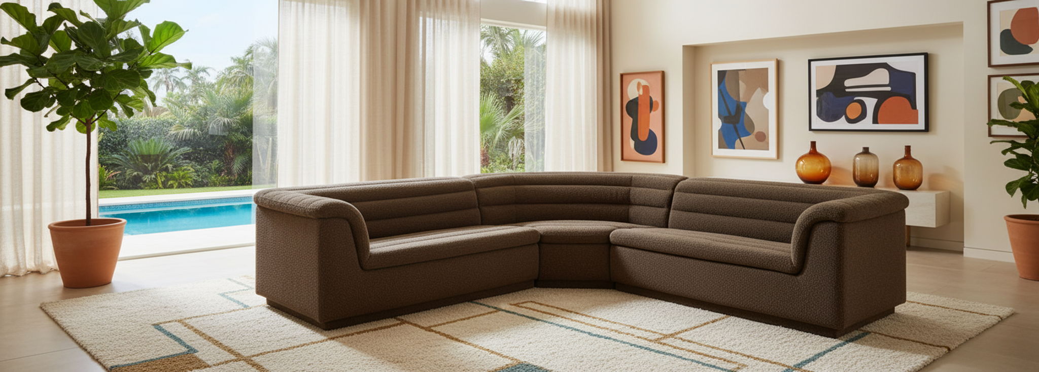 Cascade - Boucle Modular Sectional - Urban Living Furniture (Los Angeles, CA)