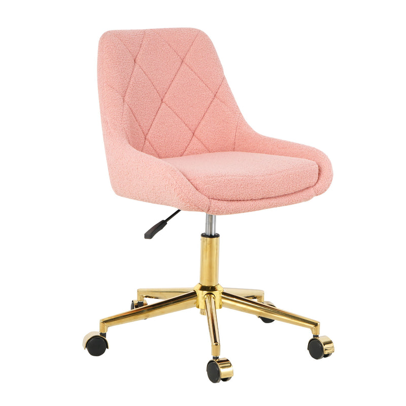 Modern Teddy Velvet Fabric Chair With Gold Plated 5 Claw Legs