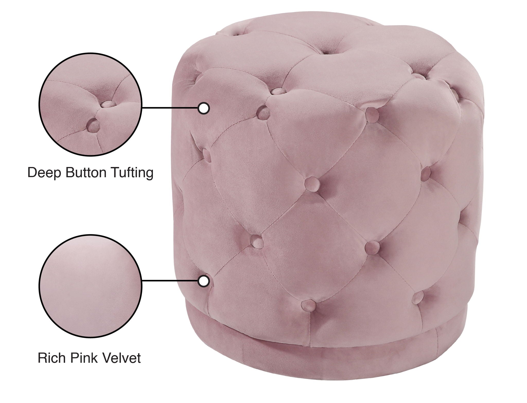 Harper - Stool Ottoman - Urban Living Furniture (Los Angeles, CA)