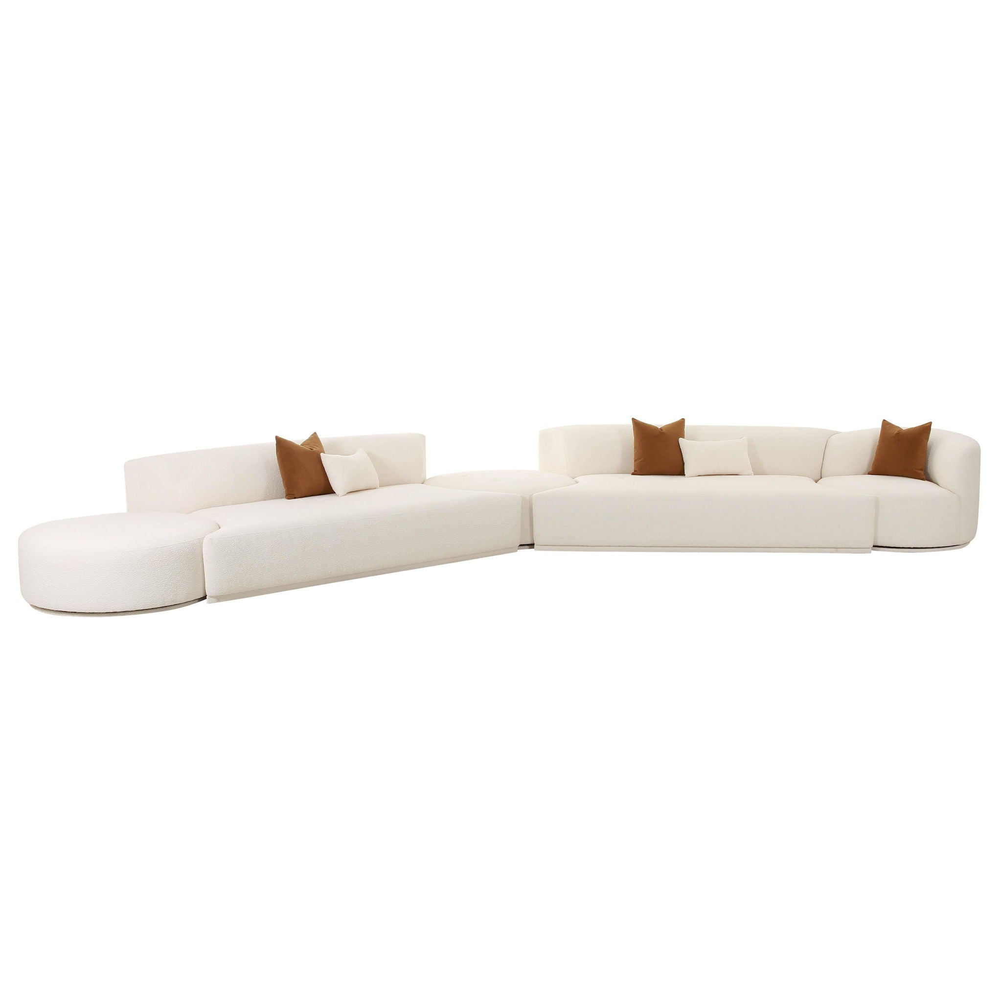 Fickle - Boucle Modular Sectional - Urban Living Furniture (Los Angeles, CA)