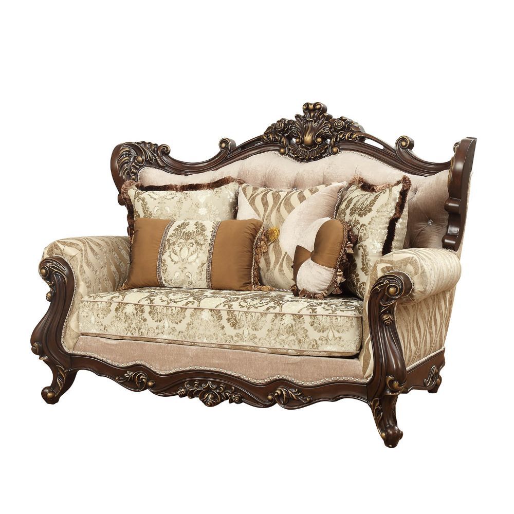 Shalisa - Loveseat - Fabric & Walnut - Urban Living Furniture (Los Angeles, CA)