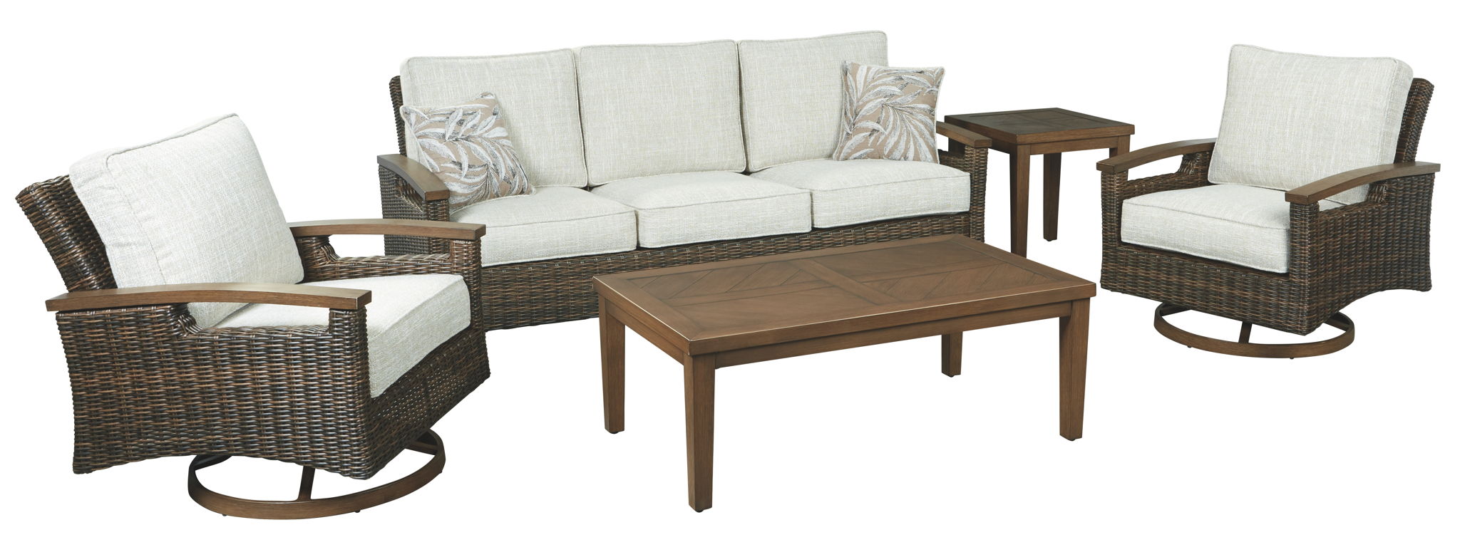Paradise Trail - Medium Brown - Sofa with Cushion - Urban Living Furniture (Los Angeles, CA)