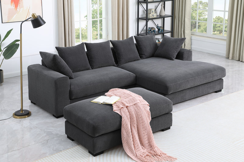 Duke - 4 Piece Upholstered Sectional - Urban Living Furniture (Los Angeles, CA)