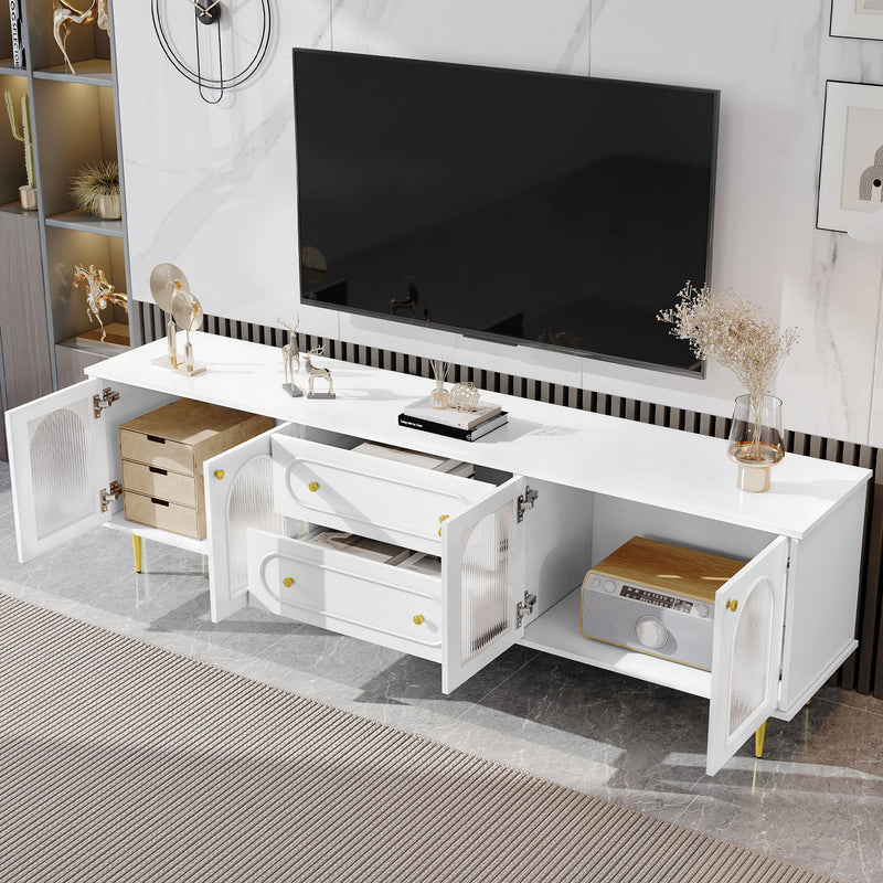 TV Cabinet With 2 Drawers And 2 Cabinets