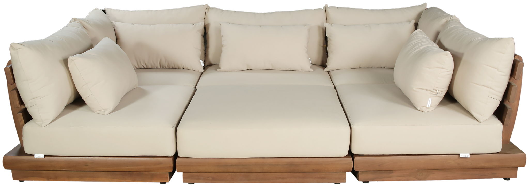 Mirella - 6 Piece Water Resistant Fabric Upholstered Outdoor Patio Modular Sectional - Urban Living Furniture (Los Angeles, CA)