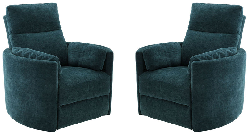 Radius - Power Swivel Glider Recliner (Set of 2)