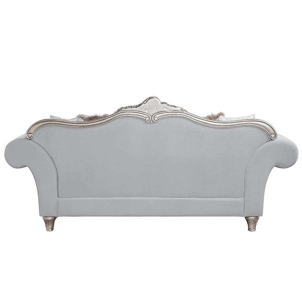 Pelumi - Sofa With 8 Pillows - Light Gray Linen & Platinum - Urban Living Furniture (Los Angeles, CA)