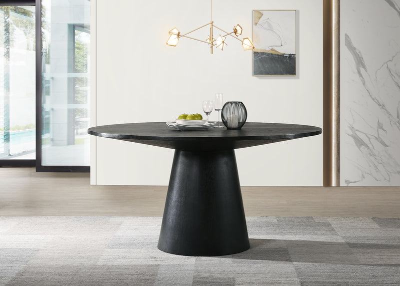 Jasper - Wide Contemporary Round Dining Table - Urban Living Furniture (Los Angeles, CA)