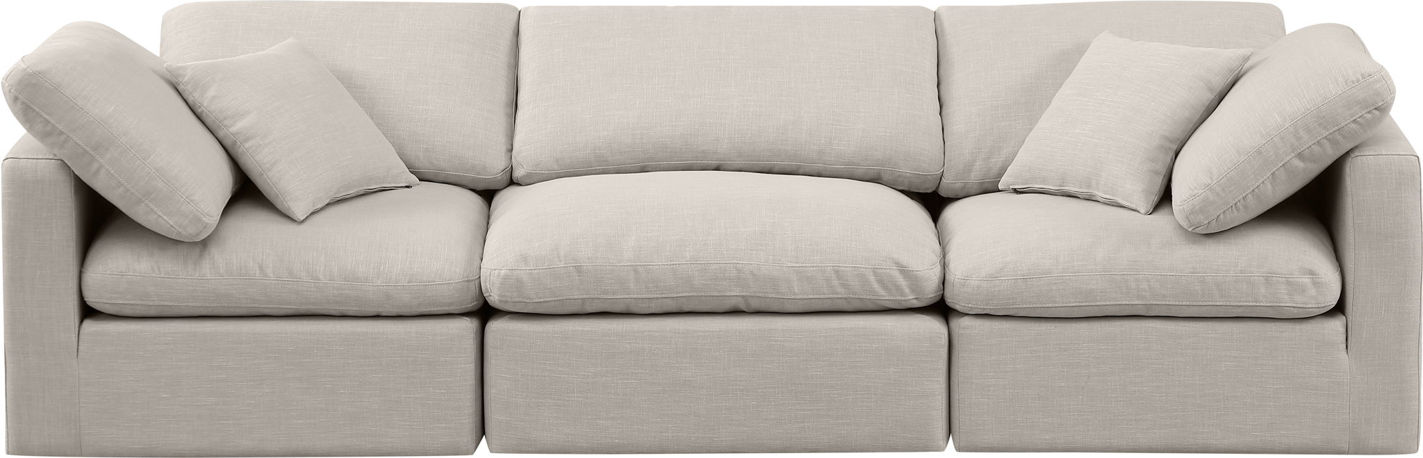 Indulge - Linen 3 Seat Modular Sofa - Urban Living Furniture (Los Angeles, CA)