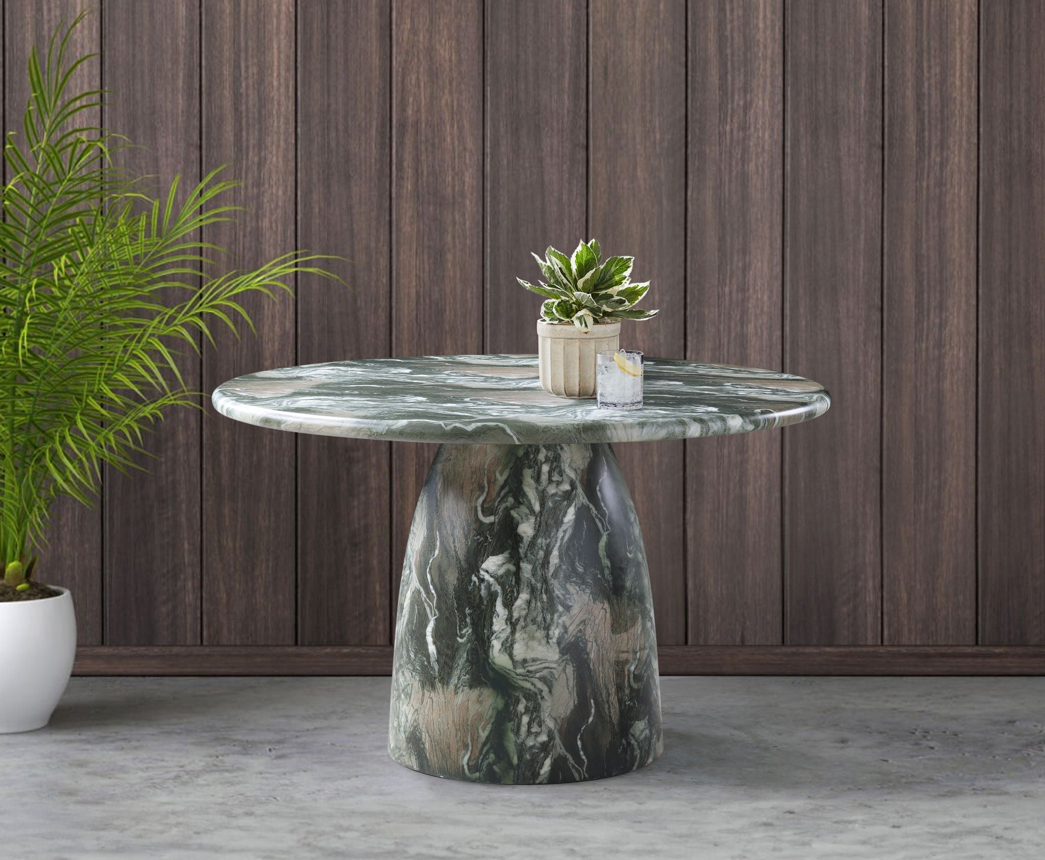 Cosenza - Round Concrete Dining Table - Urban Living Furniture (Los Angeles, CA)