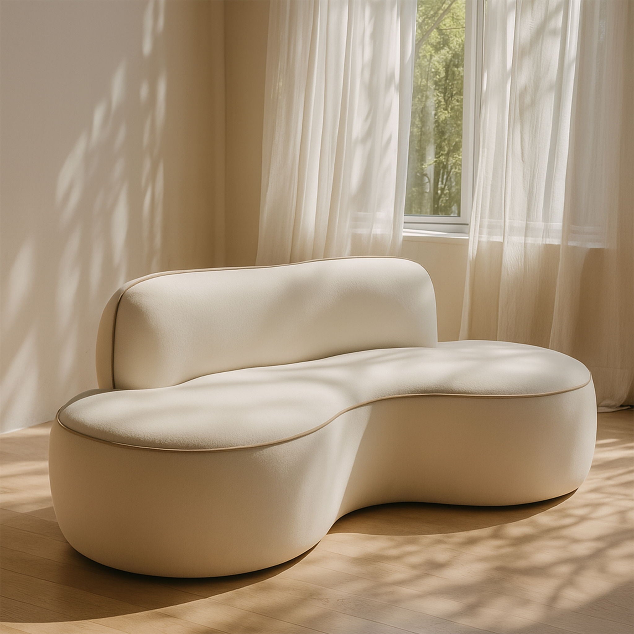 Swerve - Velvet 77" Upholstered Loveseat - Urban Living Furniture (Los Angeles, CA)