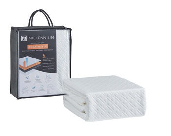 Basic Protector - White - Queen Mattress Protector (Set of 4) - Urban Living Furniture (Los Angeles, CA)