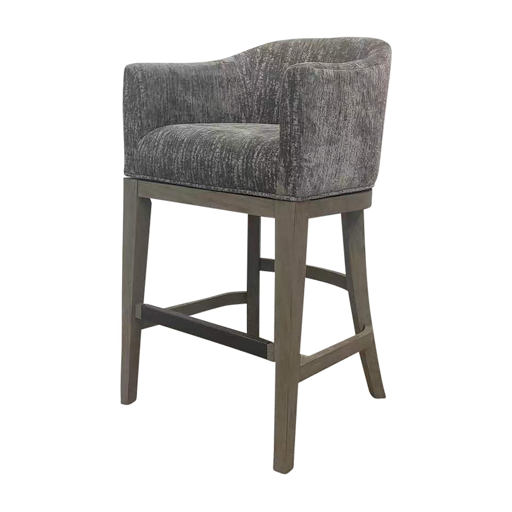 Pure Modern Dining - Upholstered Swivel Barstool - Moonstone - Urban Living Furniture (Los Angeles, CA)