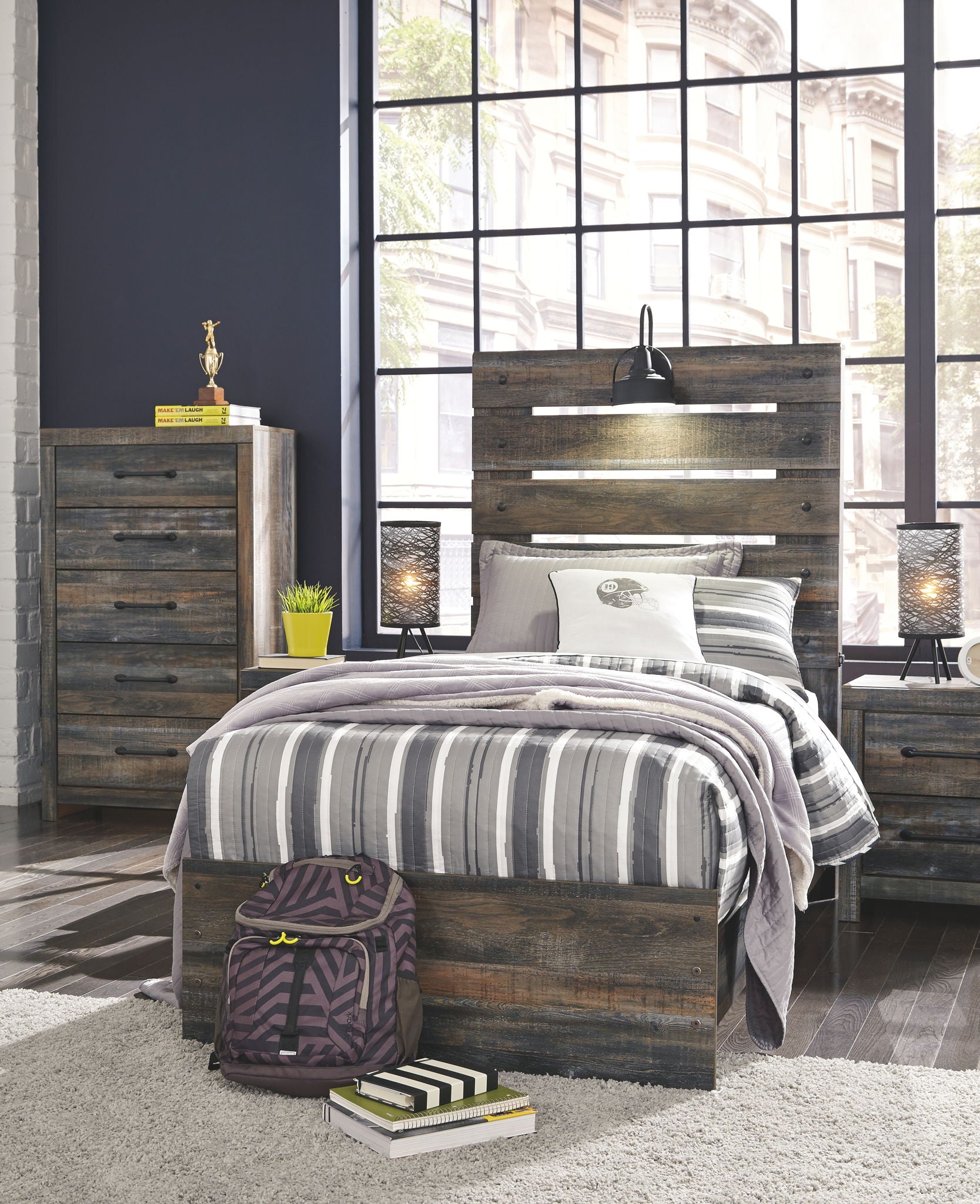 Drystan - Panel Bed - Urban Living Furniture (Los Angeles, CA)