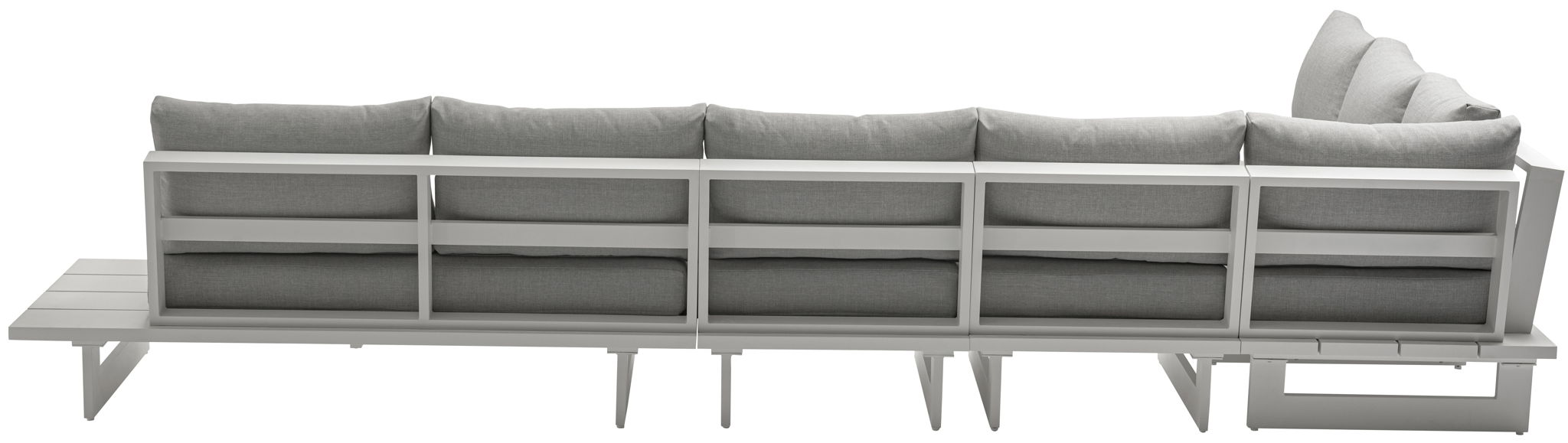 Maldives - 5 Piece Water Resistant Outdoor Patio Modular Sectional With White Base - Urban Living Furniture (Los Angeles, CA)